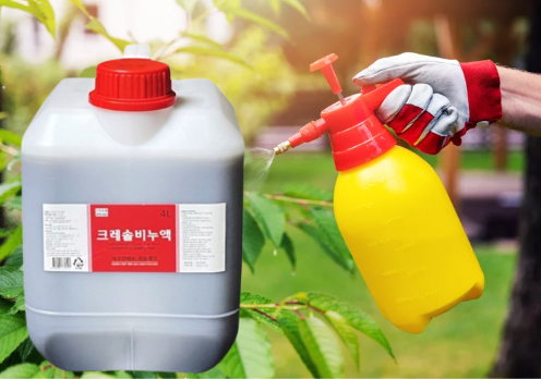 크레졸 크레솔 비누액 소독약 살균  유해동물 냄새기피제 4L - 상품 이미지