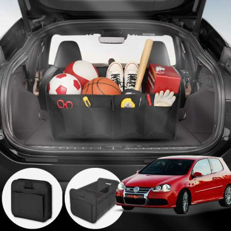 [자체제작]폭스바겐 골프 5세대 2.0FSI (BVY) 자동차 모템 대용량 폴딩 수납함 블랙 1개 차량용 캠핌용 가정용