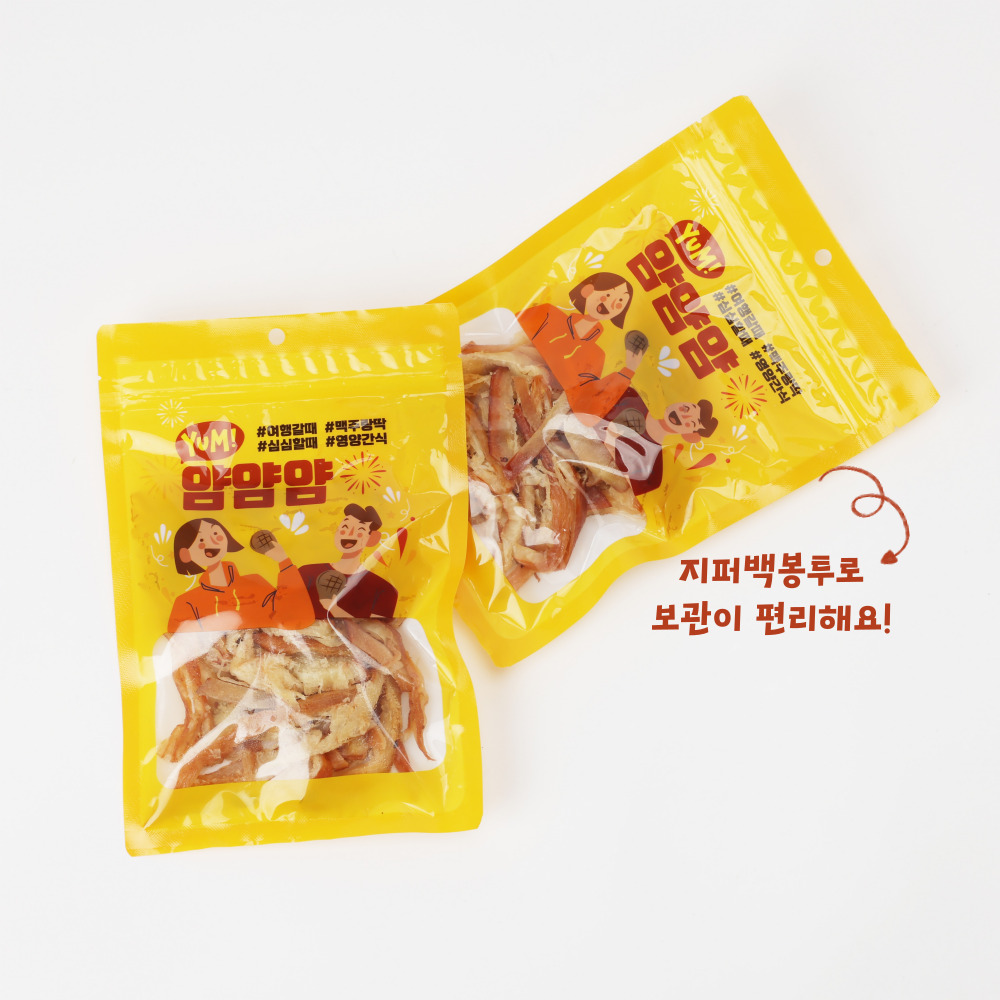 페스츄리 오징어 황토가마 구이 반건조 통통 몸통 혼술 안주 200g - 상세 이미지 4