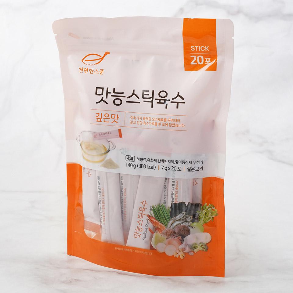 메가마트 석하 맛능스틱육수(깊은맛) 7gx20 - 상세 이미지 2