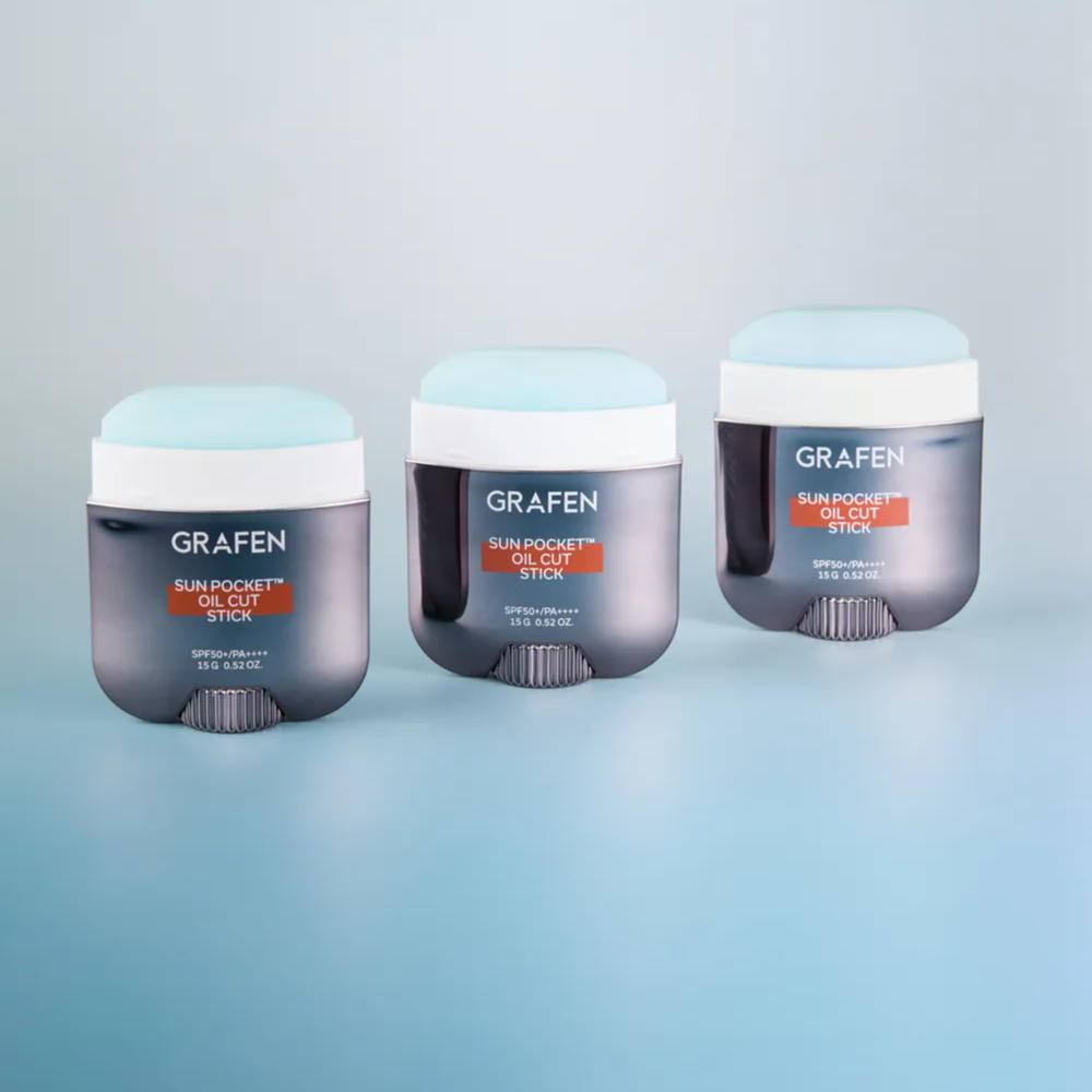[개기름OFF] 그라펜 노세범선스틱 번들케어 오일컷선포켓 SPF50+ 15g, 3개 제품 이미지