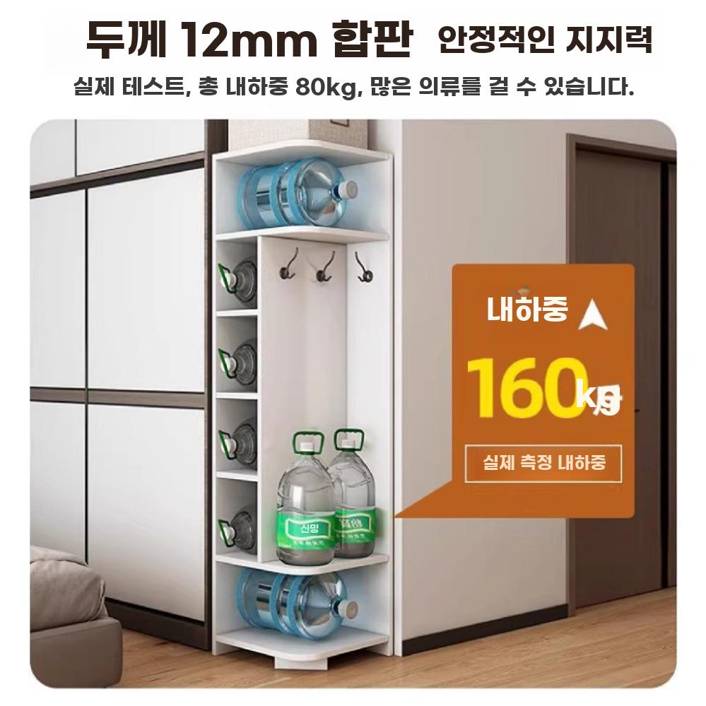 삼각틈새 조립식 북유럽감성 코너장 모서리 수납장 - 상세 이미지 5
