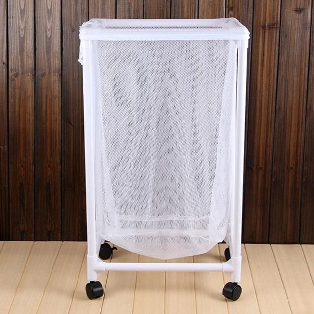바퀴달린 이동식 빨래보관함 80L 세탁함 세탁물바구니 - 상품 이미지