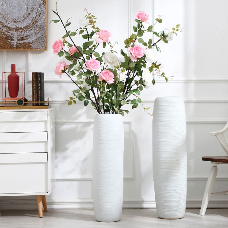 도자기 인테리어 대형 꽃병 80cm 세라믹 화병 60c - 상세 이미지 2