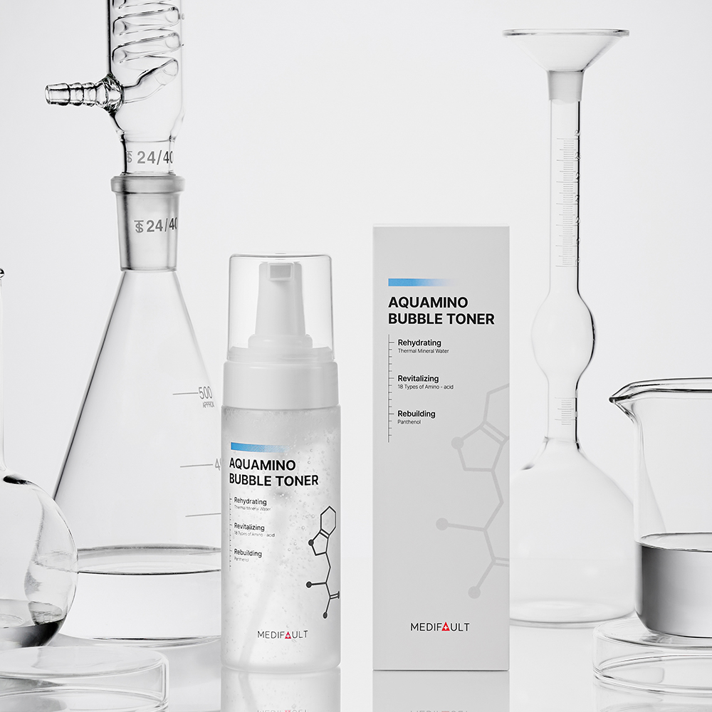 메디폴트 아쿠아미노 버블토너 온천수 거품 기초공사 토너 150ml, 1개 - 상세 이미지 4