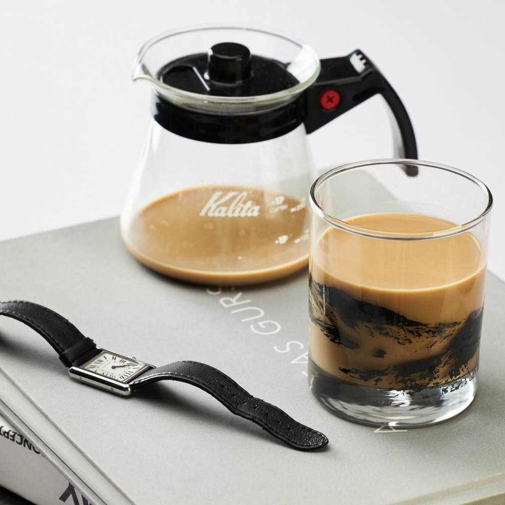 포토제니아굿즈 스위스 산 온더락 글라스 유리컵 홈카페 위스키잔 술잔