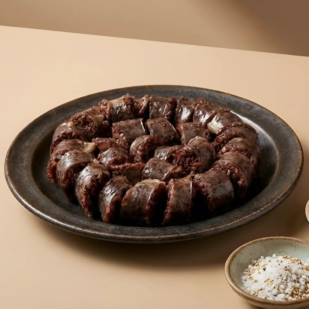 유비푸드 잡내없는 분식집 순대 찰순대 1kg - 상품 이미지