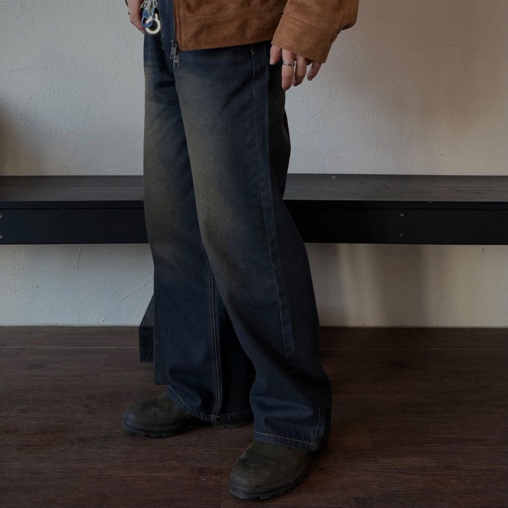 르마 샌드 워싱 데님 팬츠 2color 데일리 청바지 이미지 7