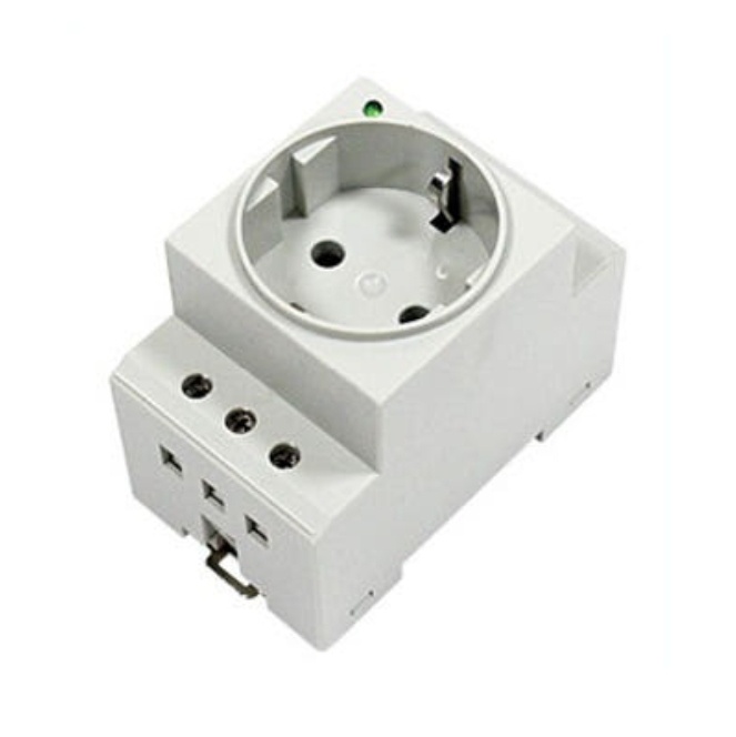 찬넬 콘센트 레일 DIN AC220V 판넬 DRC-220V-16A