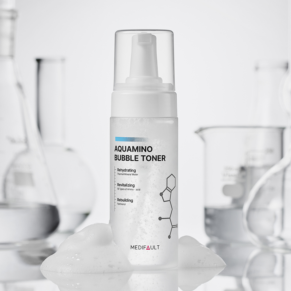 메디폴트 아쿠아미노 버블토너 온천수 거품 기초공사 토너 150ml, 1개 - 상세 이미지 5