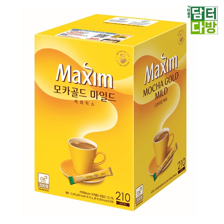 맥심 모카골드 마일드 커피믹스 12g 420T (210T x 2) - 상품 이미지
