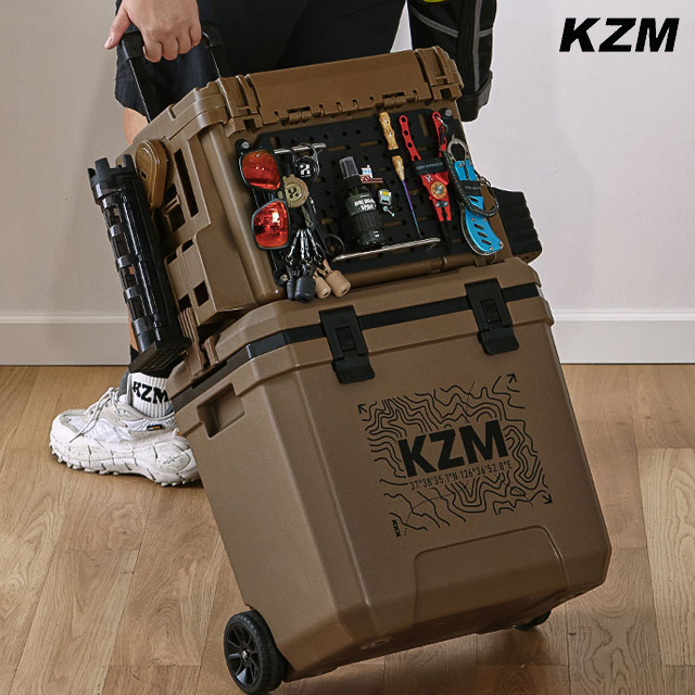 카즈미 스택쿨러 36L 캐리어형 아이스박스 보냉 쿨러