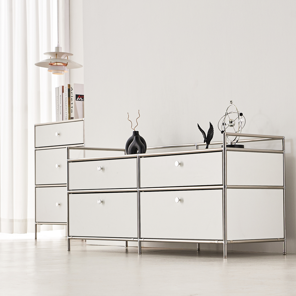 세라썸 모듈거실장 미드센츄리 tv다이서랍장 낮은 티비선반