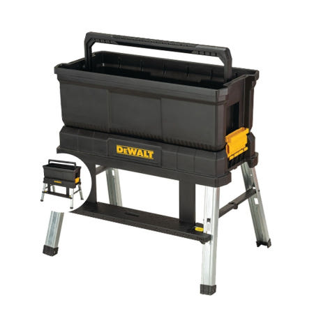 기전상사OEM 디월트 3in1 토트형 툴박스 우마사다리 부속함 공구박스 이동공구함 공구툴