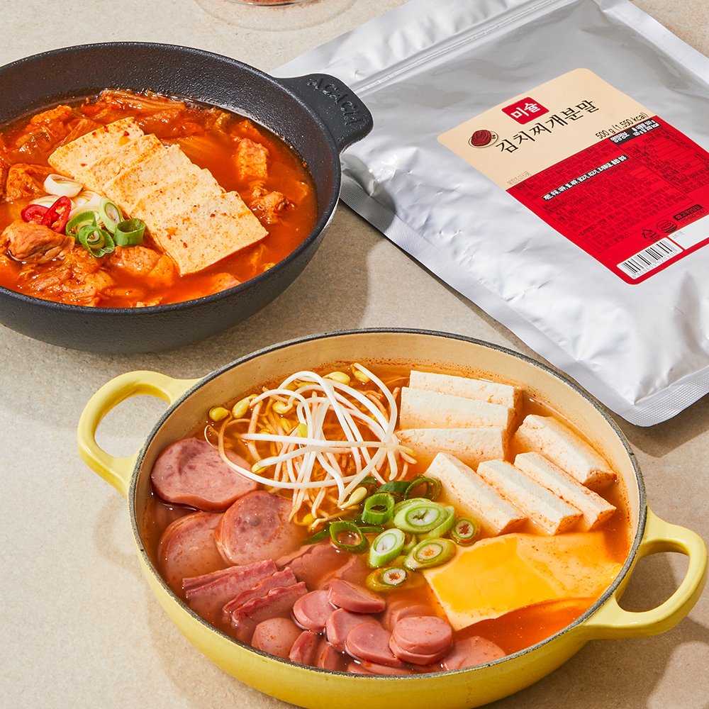 미슐 김치찌개분말 500g 소스 베이스 다시 맛집 타겟 제품 대박집 아이템 상품 이미지