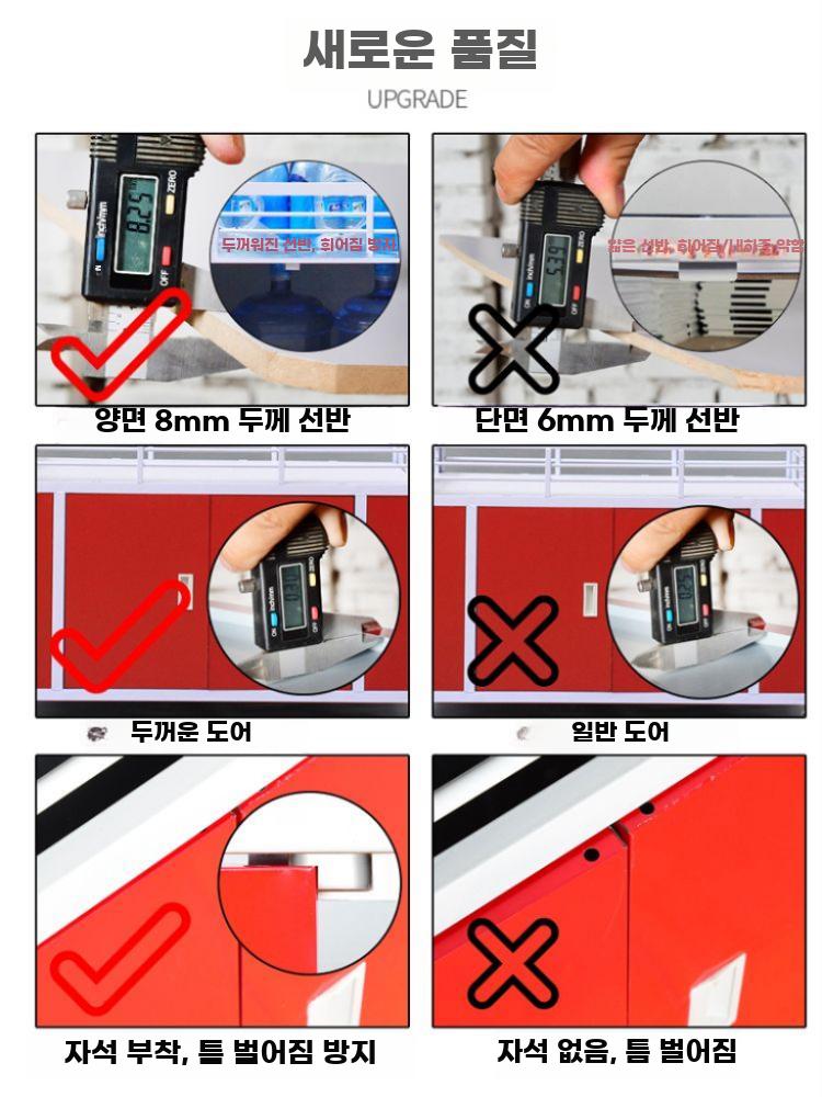행사용 테이블 이동식 매대 부스 접이식 평대 마트 - 상세 이미지 4