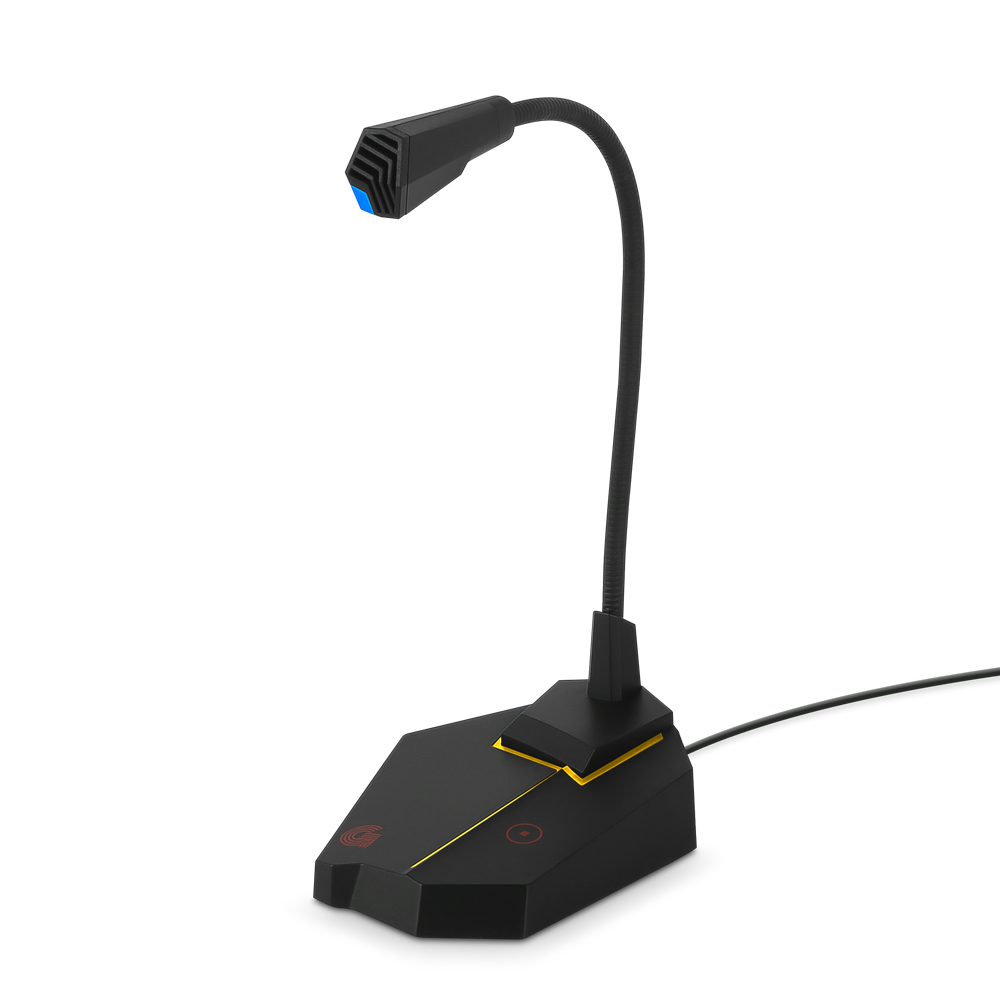 지클릭커 G-SHOT SA-W10 RGB 게이밍 USB 콘덴서 컴퓨터 스탠드 마이크 화이트 - 상세 이미지 3