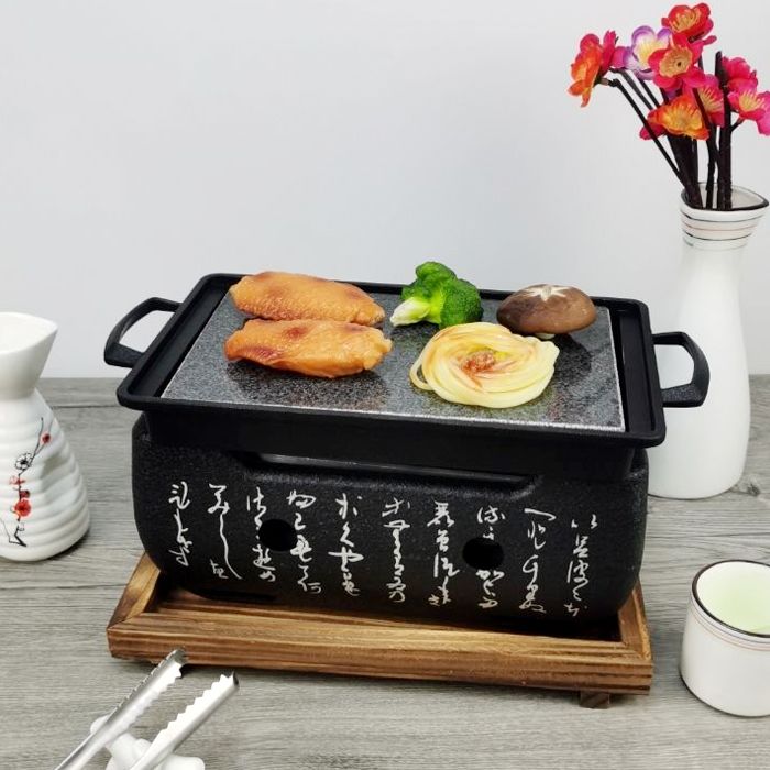 미니 화로 불판 구이팬 무쇠 소고기 고기 돌판 규카츠 - 상세 이미지 2