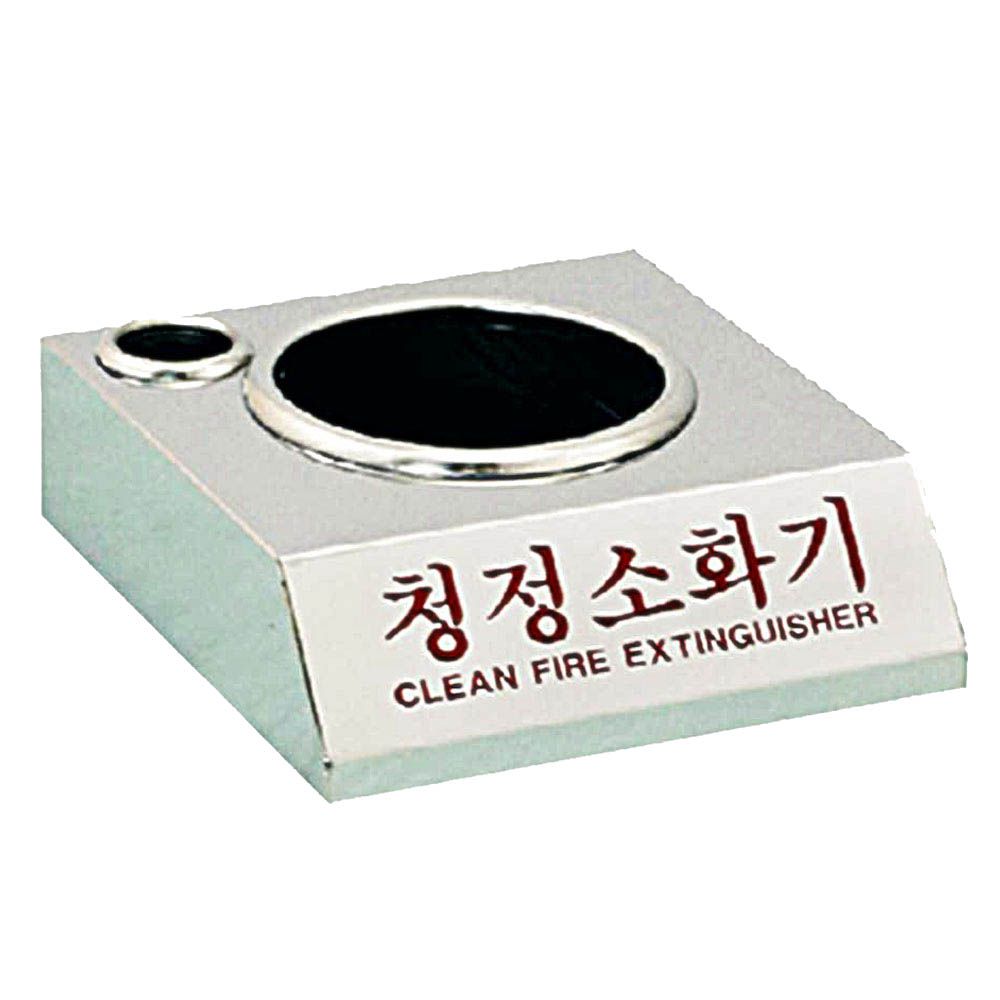 소화기 거치대 받침대 크롬도금 청정 전용 소방용품 - 상품 이미지