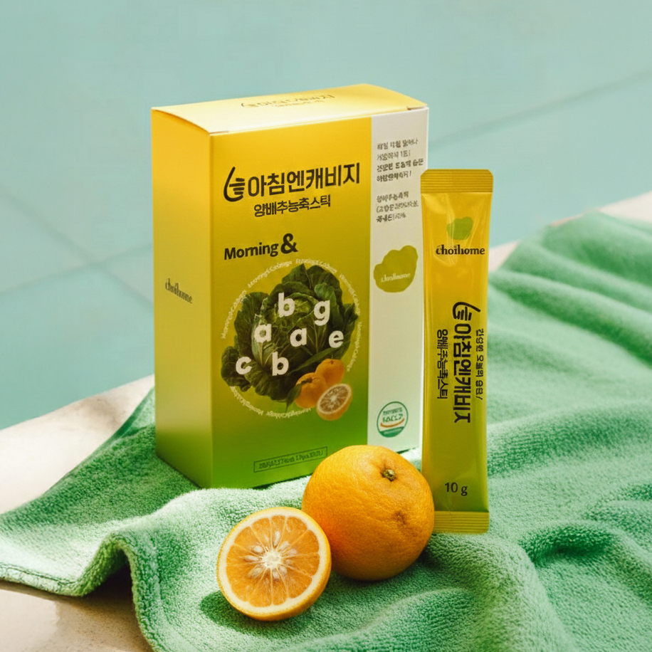 양배추즙 맛있는 사과 양배추 스틱 액기스 국산100% 아침엔캐비지 초이홈 30포, 1개 제품 이미지