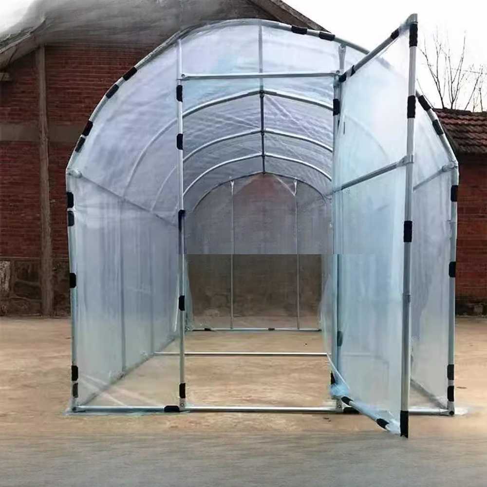 정원 비닐하우스 아치형 소형 온실 텃밭 재배하우스 200x300x200mm (비닐포함) - 상품 이미지