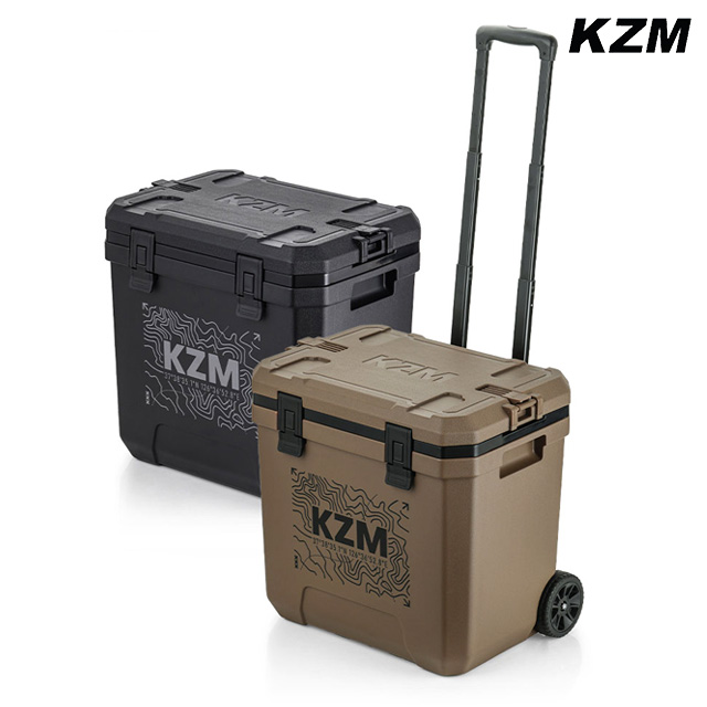 카즈미 스택쿨러 36L 캐리어형 아이스박스 보냉 쿨러