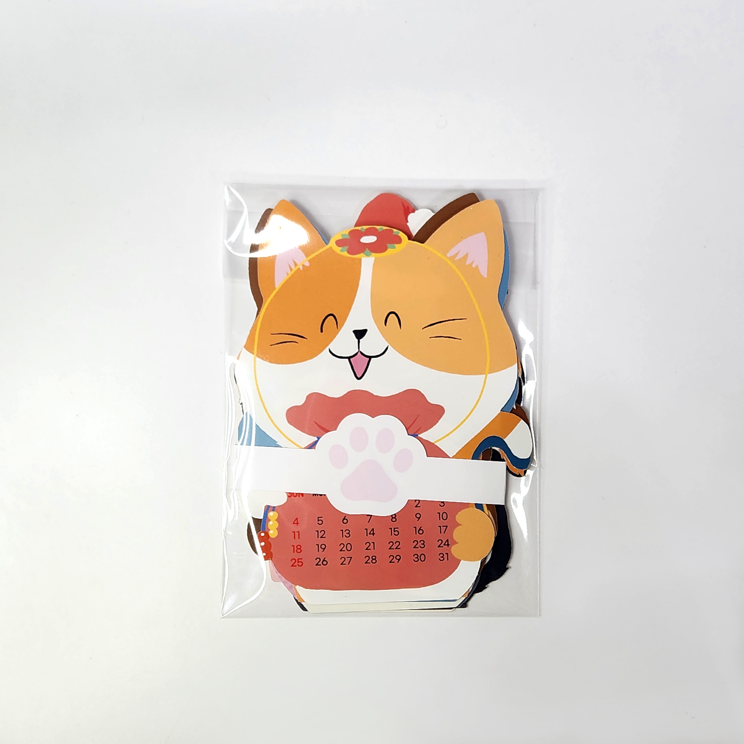 2026년 고양이 달력 미니 캘린더 귀여운 탁상 일러스트 - 상세 이미지 5