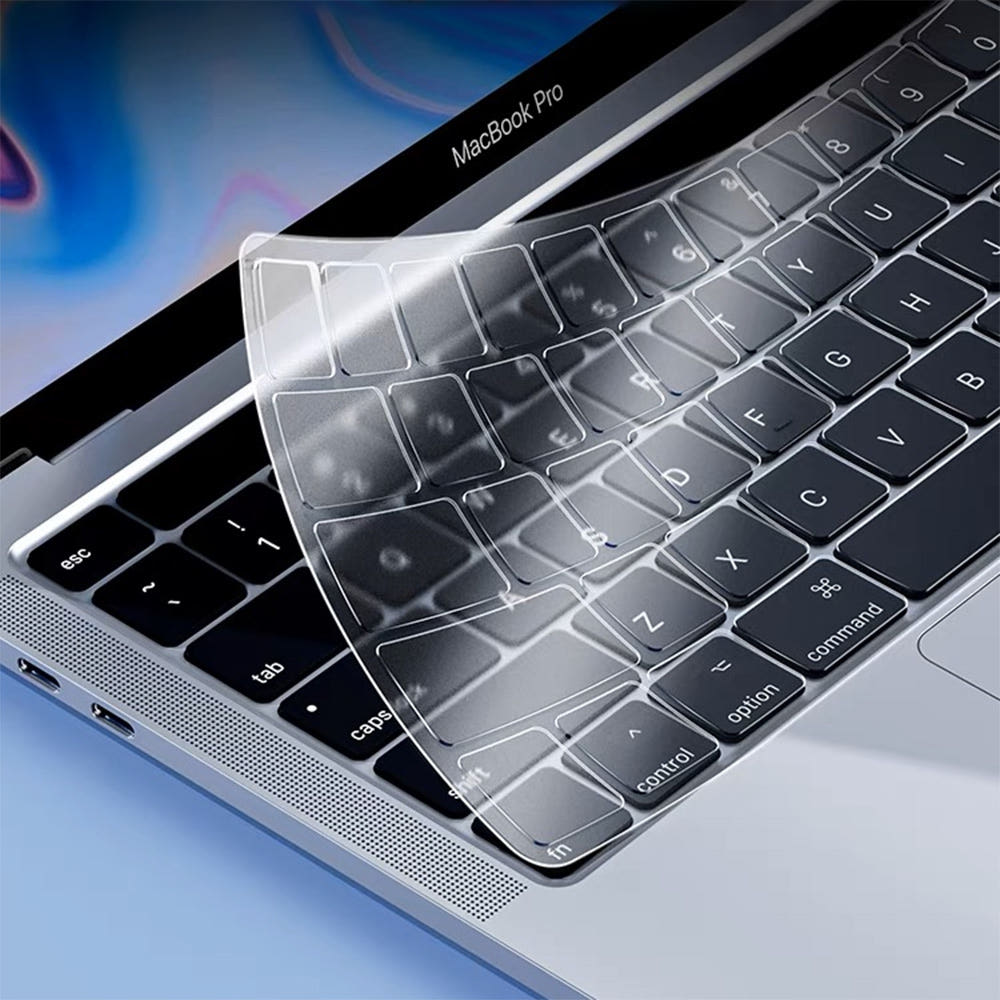 맥북 키스킨 장착 모습