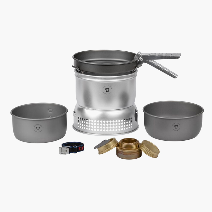 트란지아 스톰쿡셋 27-7ULHA 알콜 버너 TP2 가스 스토브 세트 백패킹 코펠