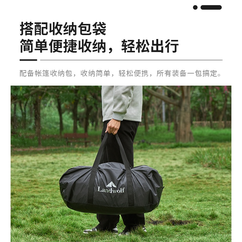 장박텐트 동계 쉘터 차박 육각 불멍 글램핑 천막 캠핑 주차장 가족여행 - 상세 이미지 3