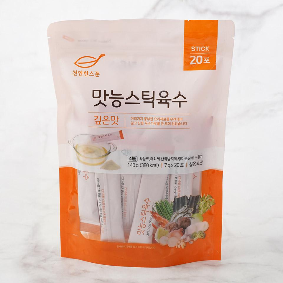 메가마트 석하 맛능스틱육수(깊은맛) 7gx20 - 상품 이미지
