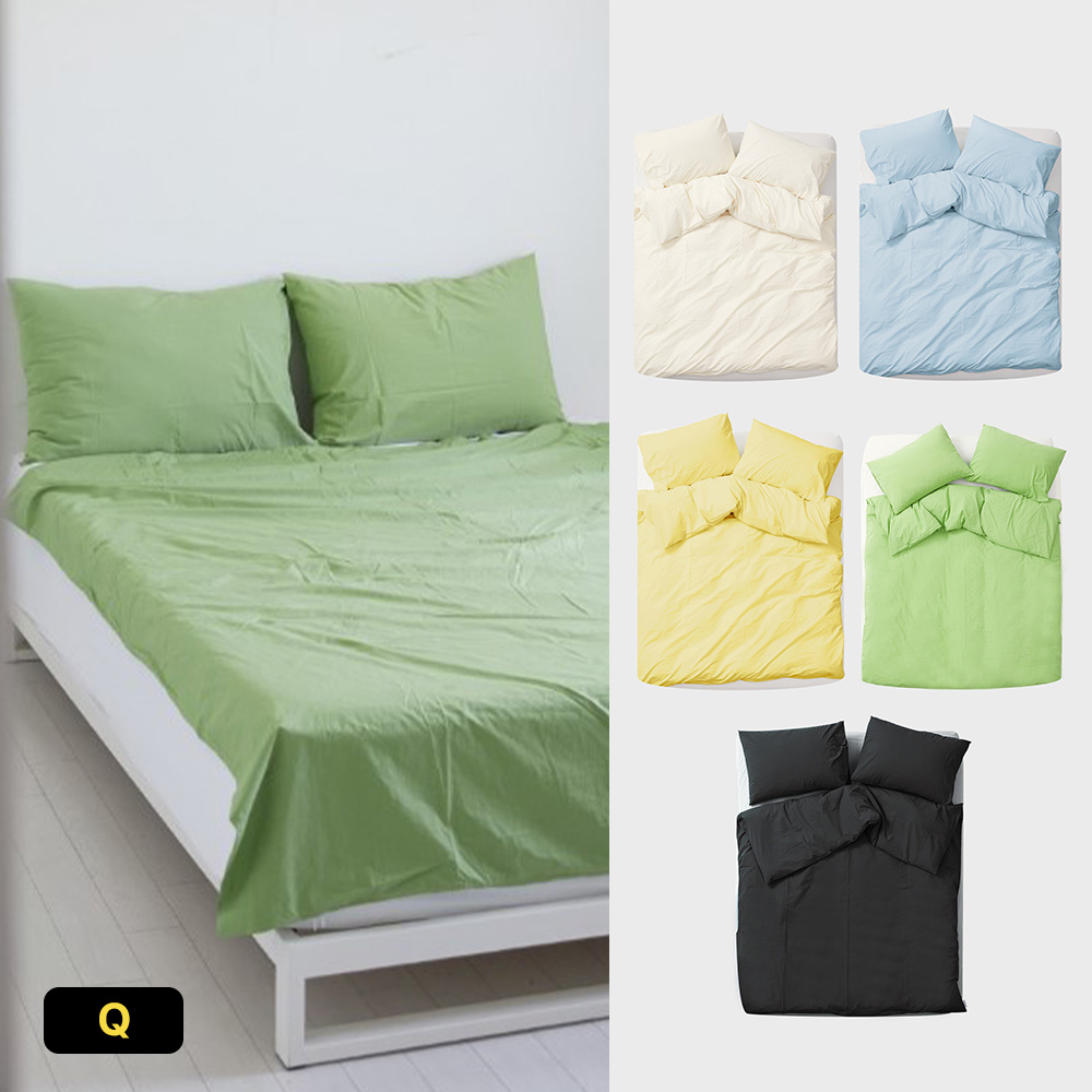 포토제니아굿즈 스탠다드 이불 커버 세트 Q (이불+베개커버2) (5colors) - 상품 이미지