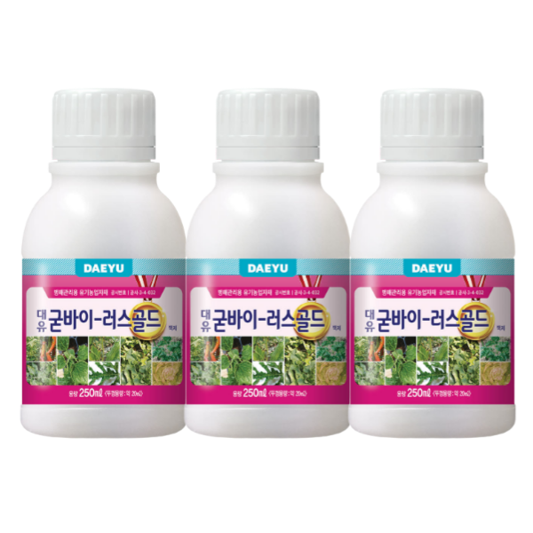 대유 굳바이러스골드 액제 바이러스예방 천연식물유래 병해관리 병해예방 250ml, 3개입 - 상품 이미지
