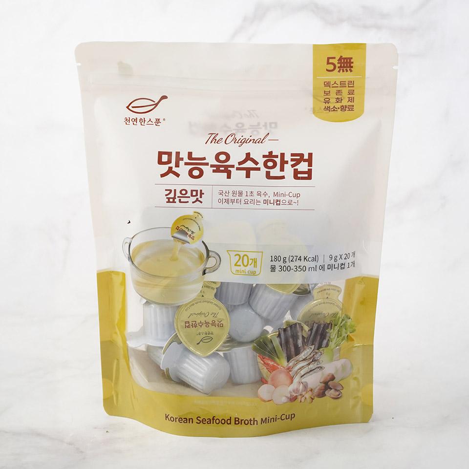 메가마트 석하 맛능한 컵육수(깊은맛) 9gx20 - 상품 이미지