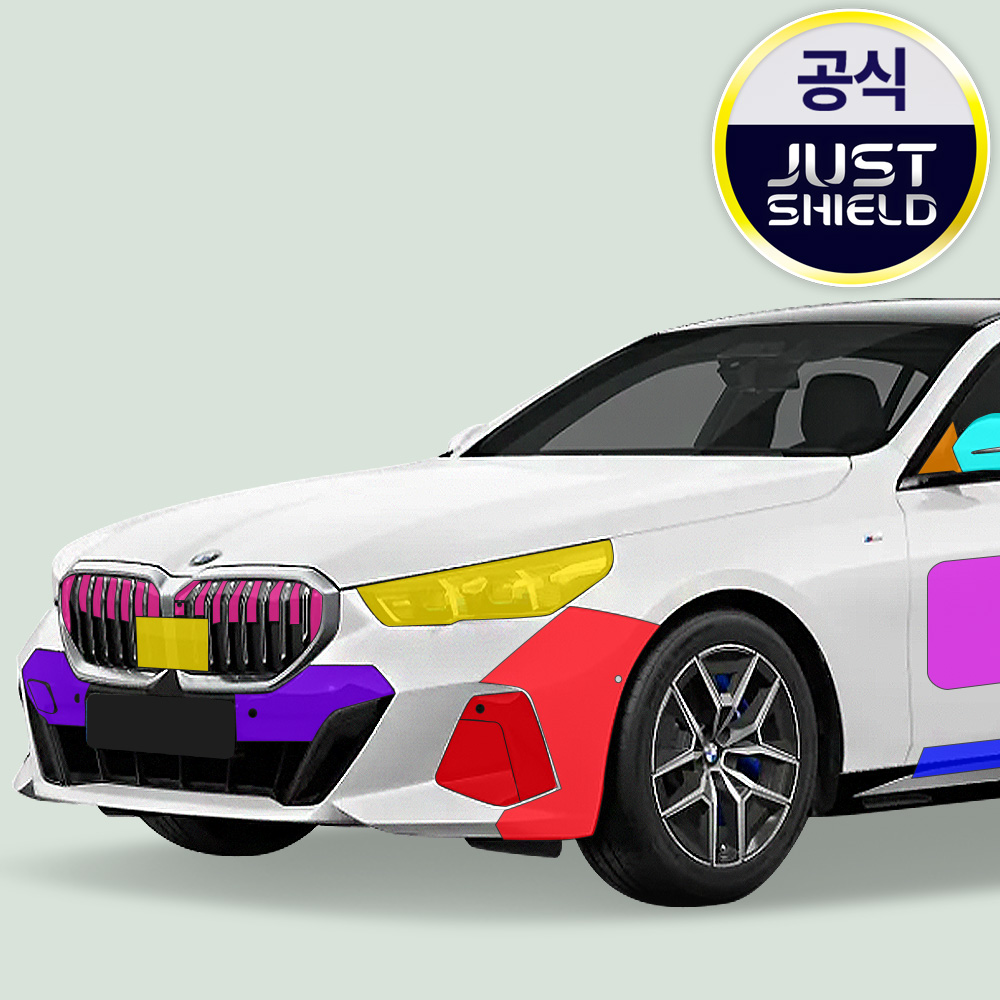 BMW 신형 5시리즈 G60 PPF필름 부분구매 A,B,C,D필러 저스트쉴드 - 상품 이미지