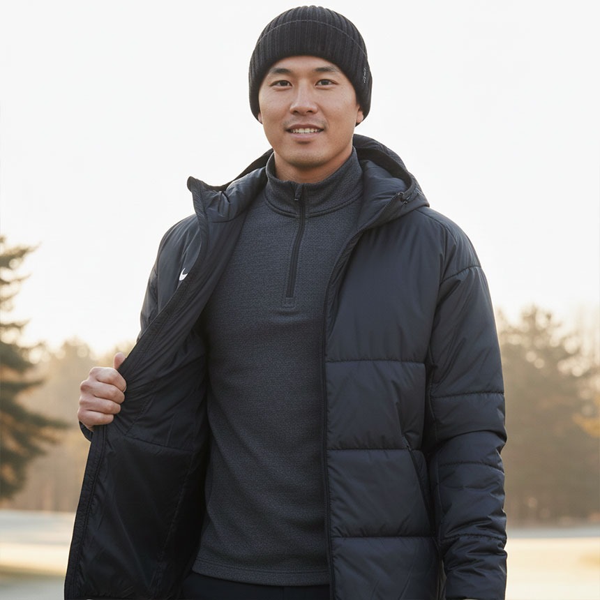 나이키 골프 경량 패딩 방한 자켓 골프웨어 바람막이 - 상품 이미지
