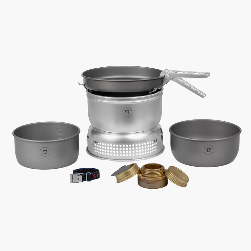 트란지아 스톰쿡셋 25-7ULHA 알콜 버너 TP2 가스 스토브 세트 백패킹 코펠