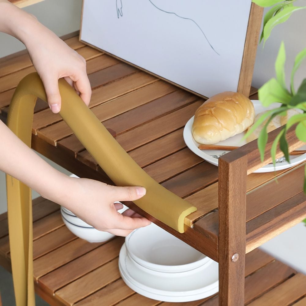 벽 모서리 몰딩 책상 테이프 코너 각대 테이블 보호 안전 쿠션 소프트중 - 상세 이미지 2