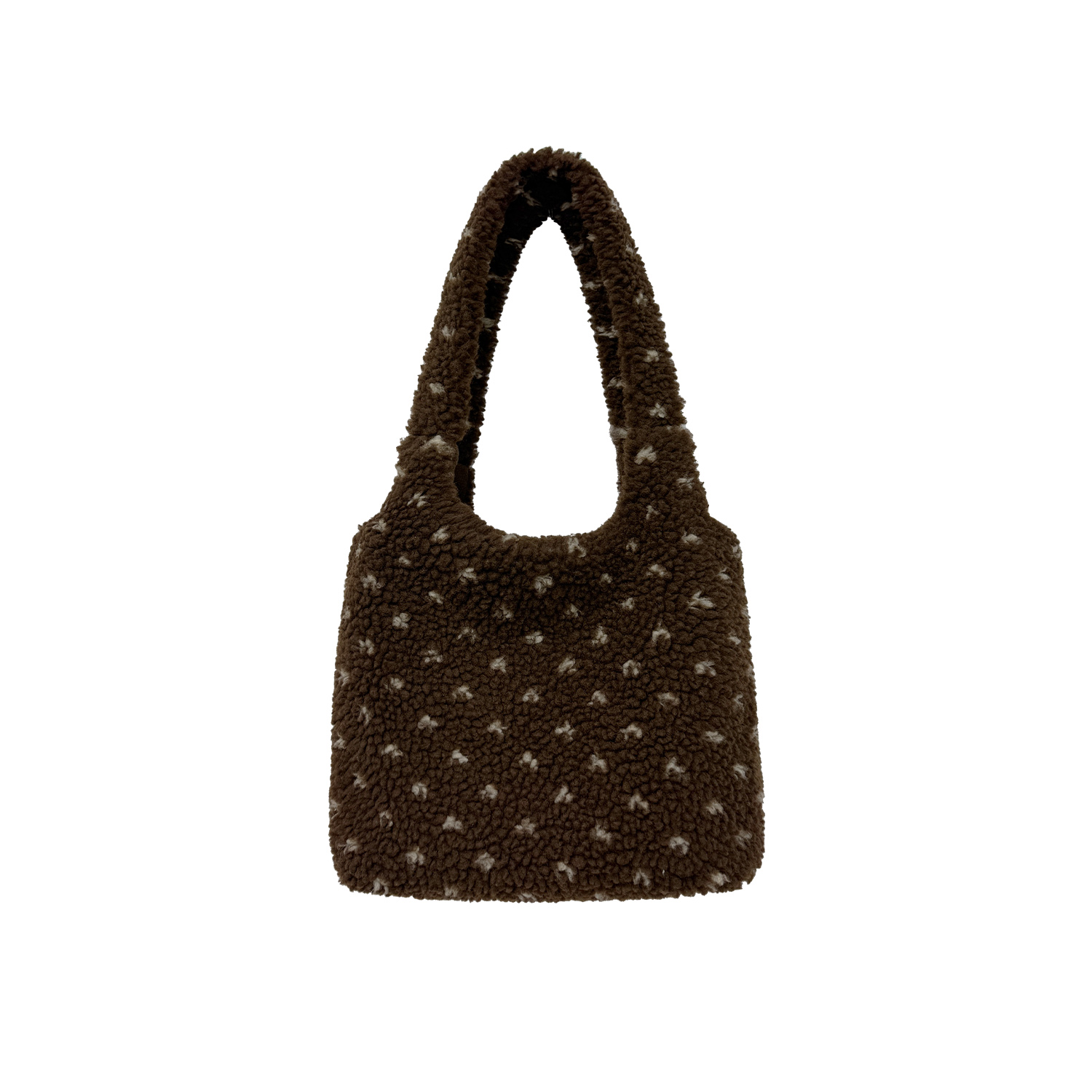[12/19 예약배송][제로스트릿] 테디 플리스 백 TEDDY FLEECE BAG / BROWN - 상세 이미지 3