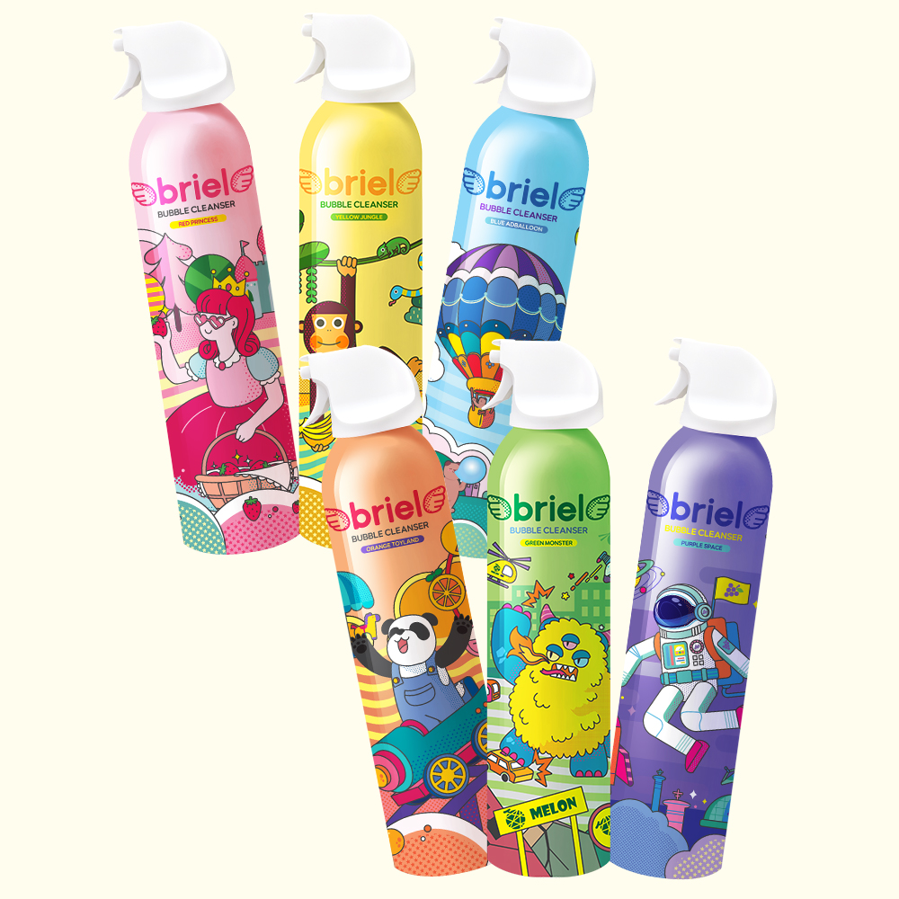 브리엘 유아 버블클렌저 300ml 3종 세트 (선물박스미포함)