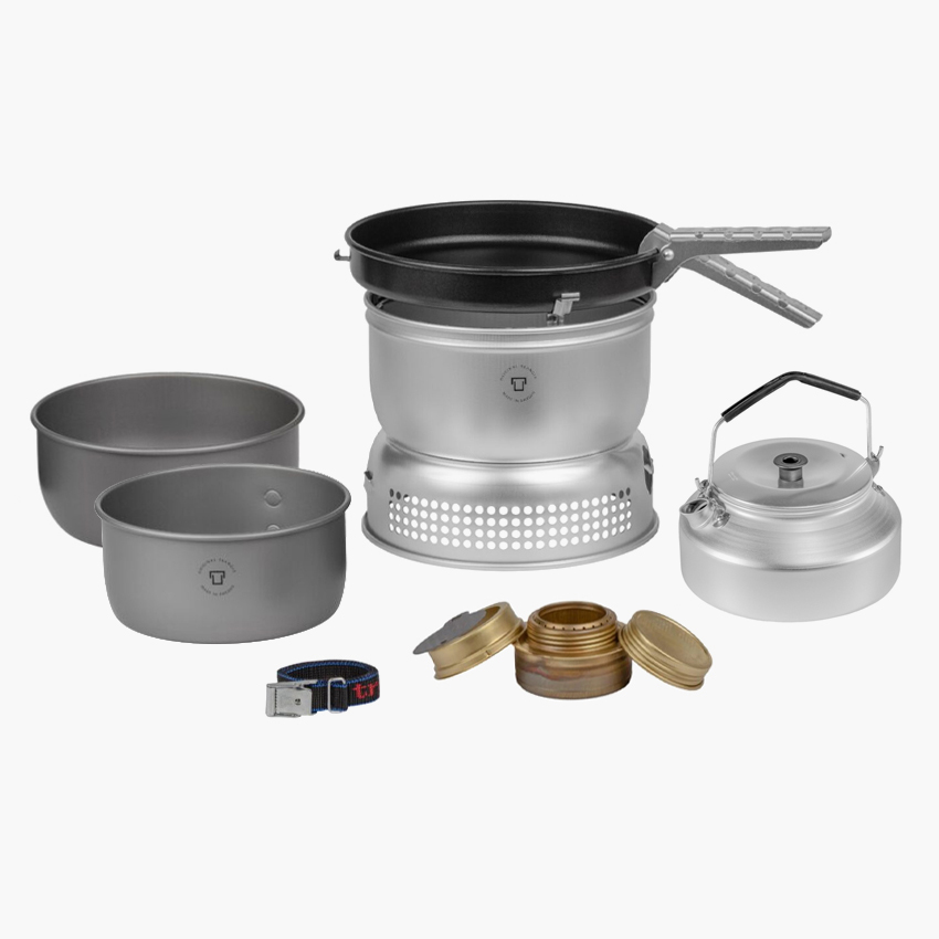 트란지아 스톰쿡셋 25-0ULHA 알콜 버너 TP2 가스 스토브 세트 백패킹 코펠