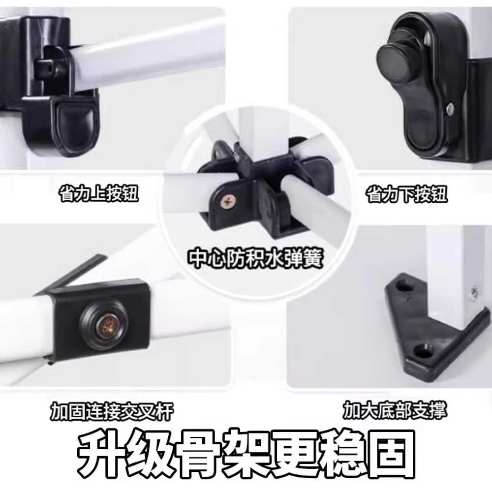 자바라 텐트 캐노피 야외 천막 바람막이 창고용 간이 2x3m/7m - 상세 이미지 4