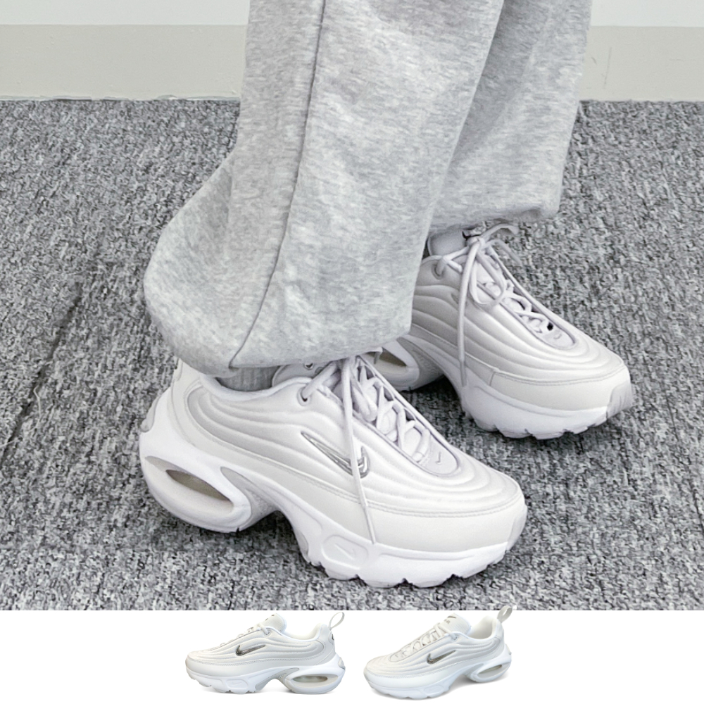 나이키 에어맥스 키높이 굽높은 어글리 여성 운동화 런닝화 화이트그레이, 245