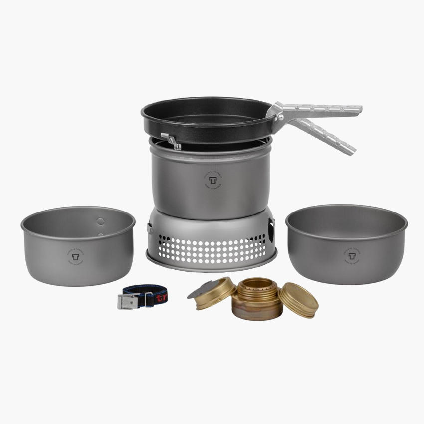 트란지아 스톰쿡셋 27-3HA 알콜 버너 TP2 가스 스토브 세트 백패킹 코펠