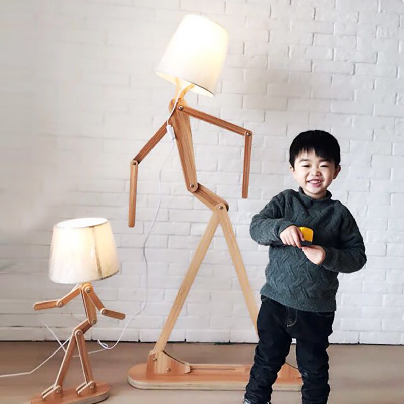 북유럽 인형 스탠드 조명 거실 침실 장식 좌식등 - 상세 이미지 4