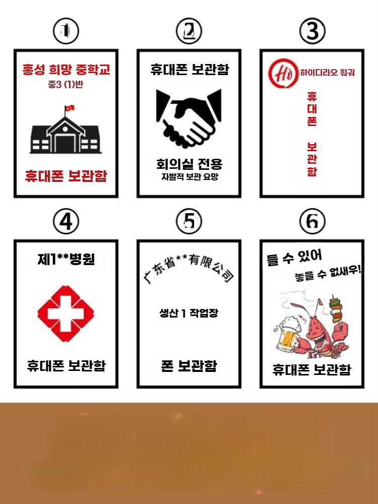 잠금형 학생 휴대폰 보관함 수납정리함 관리박스 - 상세 이미지 5
