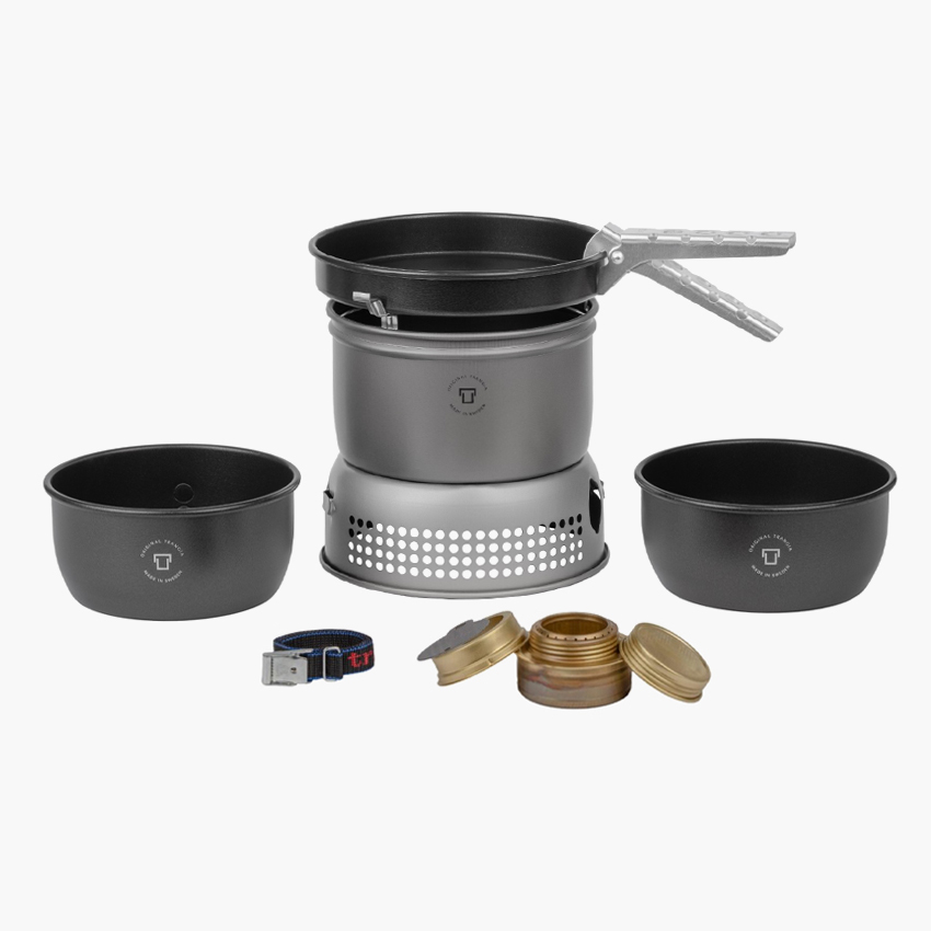 트란지아 스톰쿡셋 27-5HA 알콜 버너 TP2 가스 스토브 세트 백패킹 코펠