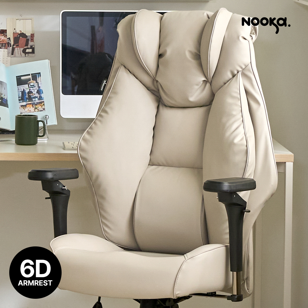 누카 커스텀체어 G900-PU 6D 컴퓨터의자 사무용 사무실 학생 가죽 게이밍 책상의자