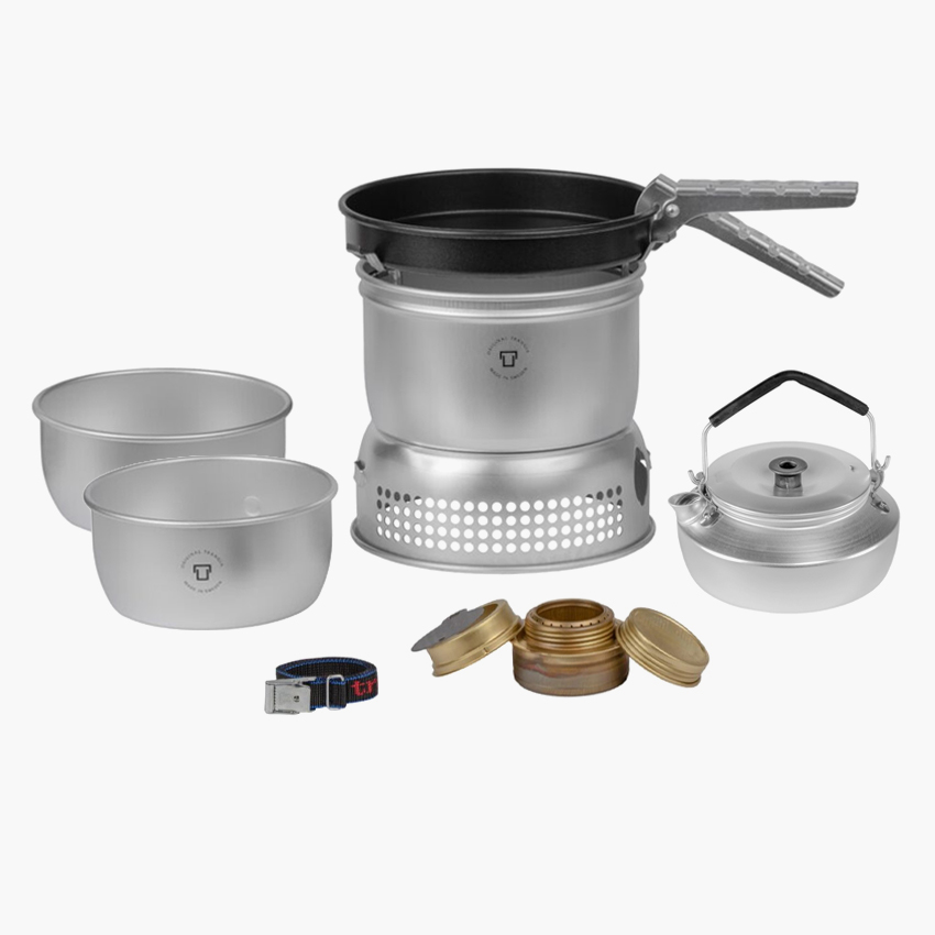 트란지아 스톰쿡셋 27-4UL 알콜 버너 TP2 가스 스토브 세트 백패킹 코펠