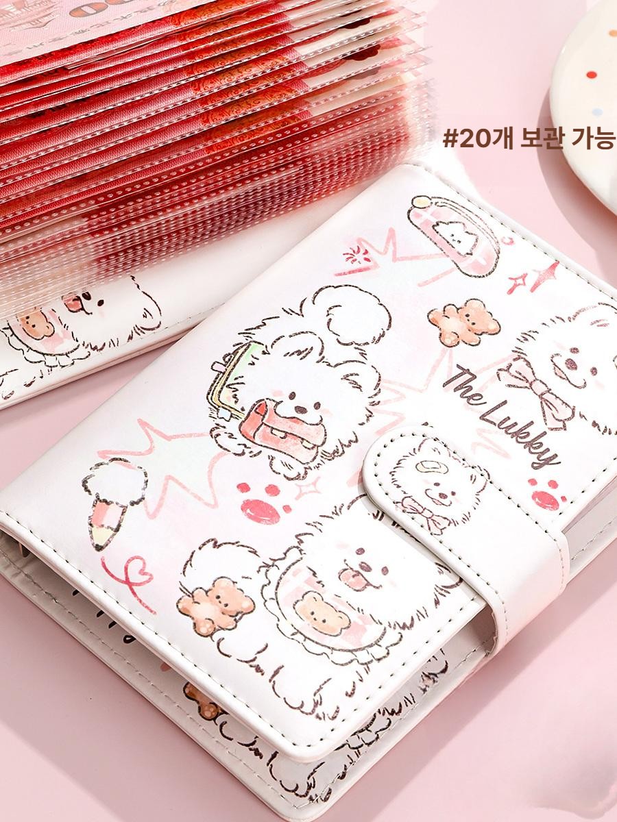 귀여운 강아지 A6 대용량 수납 책 2만개+365일 내지 - 상세 이미지 2